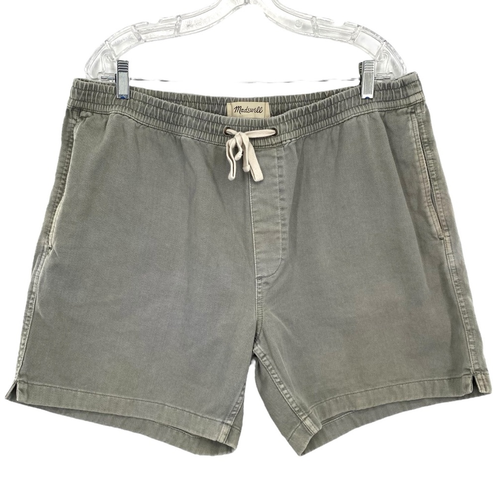 Madewell Men's Cotton Everywhere Shorts Washed Olive Size XL